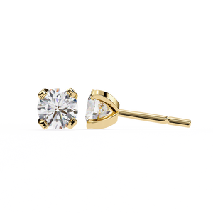 Hermosos Pendientes de Oro de 18K con Diamante Cultivado en Laboratorio, Pendientes de Diamantes Premium - Product Image 3