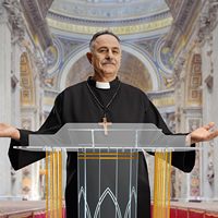 Pupitre d'Église avec Éclairage LED, Chaire en Acrylique à Roulettes – Lutrin Transparent de 46 po pour Églises, Salles de Classe et Plateformes de Lecture