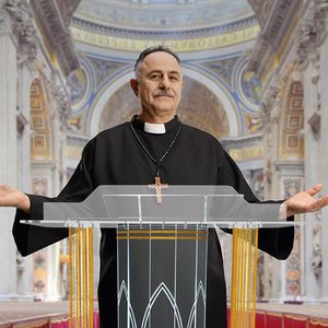 Bục Nhà thờ với ánh sáng <span class=keywords><strong>LED</strong></span>, bục Acrylic trên bánh xe-46 "bục giảng trong suốt cho nhà thờ, lớp học đọc nền tảng - Product Image 6