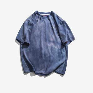 T-shirt de lavage à l'acide en coton de qualité supérieure t-shirt de lavage minéral rétro surdimensionné t-shirt lourd - Product Image 6