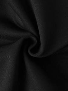 Ensemble de survêtement 2 pièces de haute qualité pour hommes pantalon évasé et t-shirt à col rond Logo personnalisé imprimé doux Poly Streetwear tenue 2025 - Product Image 6