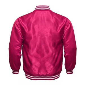 เสื้อแจ็คเก็ตเบสบอลทรงเลตเตอร์แมนสำหรับผู้ชาย สไตล์วิทยาลัย ระบายอากาศได้ดี พร้อมโลโก้ด้านหน้า คอตั้ง - Product Image 2