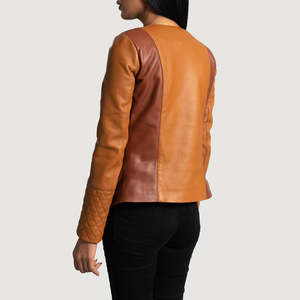 Latest Design <b>Cheap</b> Price Women <b>Leather</b> <b>Jackets</b> for Ladies Fashion New Arrival Customized Genuine <b>Leather</b> <b>Leather</b> <b>Jackets</b> 2026 - Product Image 1