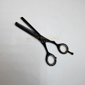 Tijeras de Peluquería Profesionales de Acero Inoxidable con Recubrimiento de Polvo Negro, Logotipo Personalizado, Herramienta de Corte para Salón de Belleza y Barbería - Product Image 6