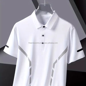 Nueva Camiseta de algodón de verano a la moda para hombre, ropa deportiva informal de manga larga, polos transpirables ajustados, polos para hombre - Product Image 1
