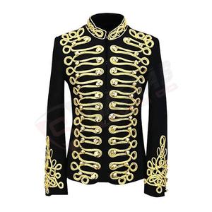 Couleur noire Steampunk-Hommes Gothique Respirant Style Vintage Col Montant Rock-Frock Manteau Hommes Rétro-Punk Manteau - Product Image 1