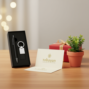 Set Personalizzato Tobyan con Portachiavi e Penna per Regali - Product Image 3