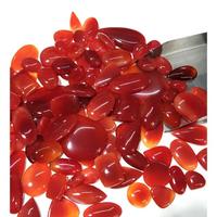 Pierre précieuse d'onyx rouge naturel en gros, cabochon poli de haute qualité, pierre en vrac pour bagues et pendentifs, fournitures de bijouterie
