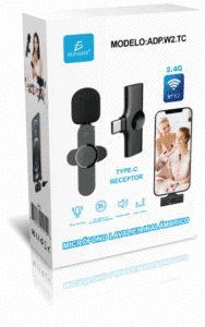 <b>Wireless</b> Lavalier <b>Microphone</b> for Android Cell Phone for Clear Audio Recording - Product Image 3