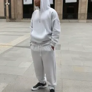 Survêtements vierges de haute qualité, sweats à capuche et pantalons de survêtement surdimensionnés pour hommes, ensembles de survêtements amples personnalisés pour hommes - Product Image 1