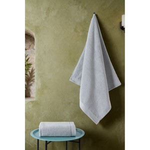 Ensemble de serviettes en microcoton Varol Lord Series 2 pièces 50x90 & 80x150 cm 500 Gsm Couleur unie Doux pour la peau et séchage rapide pour un usage domestique - Product Image 5