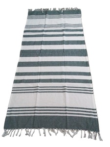 100% algodón Fouta Pareo Toallas de playa tejido vertical a rayas diseños personalizables tamaños materiales empaquetados en India Mumbai verano - Product Image 4