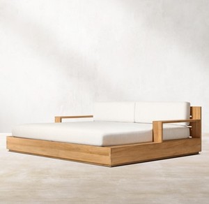 High Quality Solid Wood Teak Outdoor Furniture Durable and Strong Modern Patio <b>Garden</b> Sectional Sofa Chair for Home and Hotel - Product Image 5