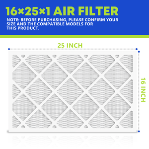 แผ่นกรองอากาศ SUIXINEYI MERV 11 ขนาด 16x25x1 นิ้ว สำหรับระบบระบายอากาศ HVAC AC เครื่องทำความร้อน ใช้แทนแผ่นกรองเดิมสำหรับระบบปรับอากาศทั้งบ้าน - Product Image 5