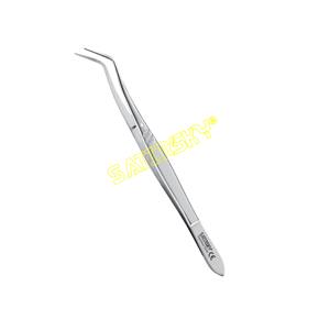 LONDON-COLLEGE Puntas dentales dentadas en ángulo Pinzas médicas Instrumentos de acero inoxidable fabricados con AISI 420 - Product Image 6