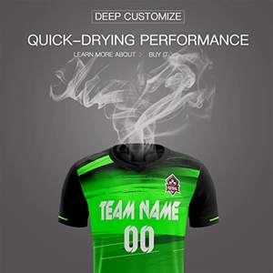 Conjunto de Camiseta de Fútbol Sublimada Personalizada OEM de Alta Calidad, Logotipo Bordado con Parche, Poliéster Transpirable Personalizado, Unisex para Adultos - Product Image 4