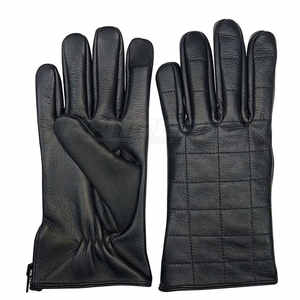 Guantes de Cuero al por Mayor OEM, Logotipo Personalizado, Cuero Vacuno Suave, Agarre Fácil, Perfectos para Conducir, Viajes al Aire Libre y Protección Diaria de las Manos - Product Image 1