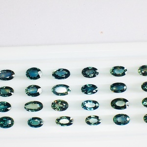 Saphir sarcelle naturel non chauffé et non traité avec une belle couleur bleu vert et une qualité AAA avec un lustre exceptionnel - Product Image 4