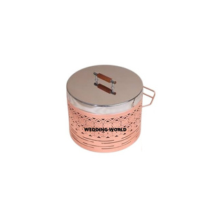 Cazuelas de metal de forma redonda de acero inoxidable, utensilios de cocina de alta calidad hechos a mano con estilo, nuevas cazuelas de metal al por mayor - Product Image 6