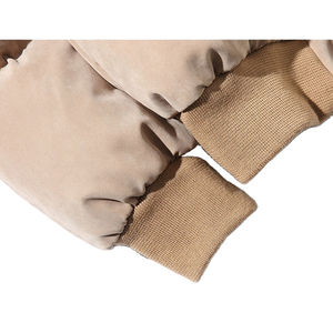 2025 nouveauté personnalisé hommes hiver Stand bouffantes vestes coton Polyester toile couleur bloc conception disponible hommes vestes pour - Product Image 2