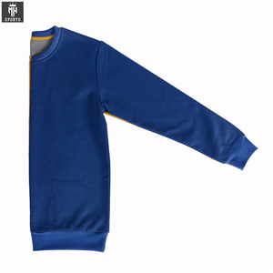 Personnalisé deux tons bleu jaune sweat 2025 dernière conception automne et hiver hommes et femmes couleur correspondant sweat - Product Image 5