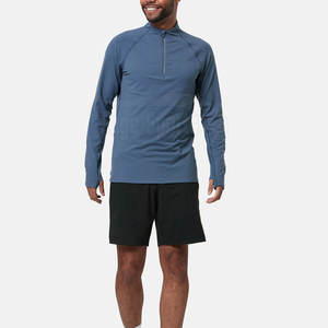 Nouveau vente en gros de haute qualité pour hommes veste de fitness à demi-fermeture éclair design élégant à capuche pour la saison d'hiver prix d'usine direct - Product Image 2