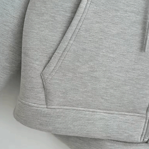 Sweat à capuche unisexe pour l'hiver High Street Style unique Sweats à capuche en coton uni et lourd Prix de gros à bas quantité minimale de commande hommes - Product Image 5