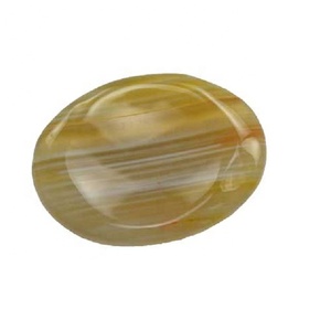 Pouce en cristal agate à bandes guérison naturelle 35x45.mm inquiétude pierre de poche cristal pouce pierres précieuses cristal massage chakra grossiste - Product Image 6