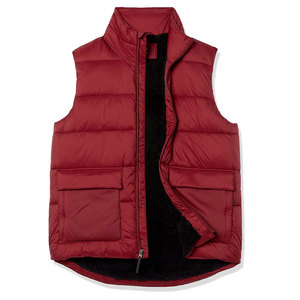 Veste matelassée sans manches pour homme, sur mesure, respirante, avec fermeture éclair, col montant, coupe-vent, imperméable, grande taille, idéale pour l'hiver – Meilleure vente - Product Image 1