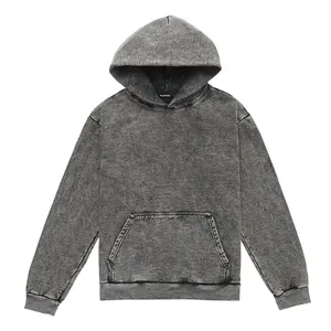 Unisex đau khổ hoodie cổ điển áo của nam giới nặng chống thu nhỏ Chất lượng cao Hoodies nặng hoodie nặng 2024