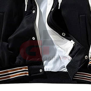 Marque privée Veste Letterman Quantité en vrac Veste en coton Veste Letterman à capuche la plus populaire - Product Image 6