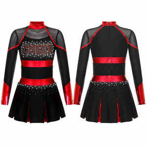 Ensemble de tenue de cheerleading conçu pour le confort, la flexibilité et la confiance, adapté aux équipes scolaires, aux événements, aux entraînements et aux spectacles - Product Image 1