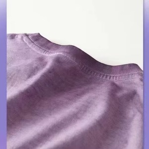 High Quality 100% Cotton Women's Gradient Color <b>Crop</b> <b>Top</b> Sexy Casual Short Sleeve Tshirt Eco-Friendly T-shirt <b>for</b> <b>men</b> - Product Image 3