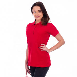 Camiseta Polo Premium para Mujer, Lisa, de Manga Corta, con Cuello de Botones, Transpirable, Elástica, Informal, para Trabajo, Uniforme, Top para Mujer - Product Image 2