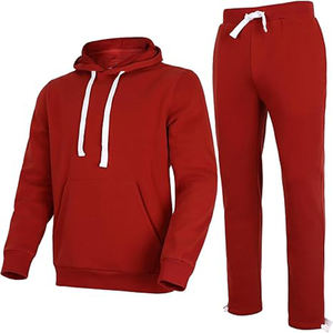Conjunto Deportivo de 2 Piezas TBF-095, Sudadera con Capucha y Pantalones Deportivos Transpirables de Corte Regular, Estampado Invernal, 100% Algodón Ecológico - Product Image 2