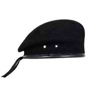 OEM Factory Wholesale Customized Best Quality Cheap Price <b>Beret</b> Hats 100% <b>Wool</b> Solid Color Plain Custom Color Unisex Sports Four - Product Image 1