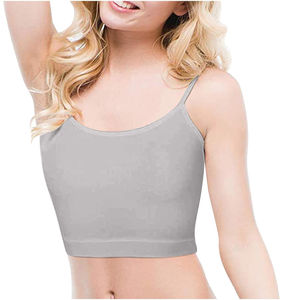 Verano liso personalizado poliéster mujer transpirable camisetas sin mangas gimnasio cultivo blanco mujer blusa camisetas sin mangas hechas en Pakistán - Product Image 3