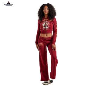 Pantalon de yoga personnalisé de haute qualité pour femmes pantalon de yoga à jambes larges pantalon évasé de sport taille haute pour femmes - Product Image 4