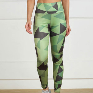 Legging pour femme personnalisé, style unique, respirant, en Spandex et Polyester, taille mi-haute, avec logo, toutes saisons, pour le fitness et les loisirs. - Product Image 2