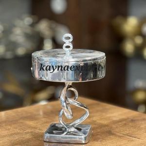 Bol à dattes en aluminium de style coréen, motif cerf doré, écologique, qualité supérieure, pour service de chocolat et décoration, vente en gros - Product Image 4