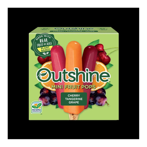 Outshine Mini Fruit Pops – fruits glacés en bouchées, douceur rafraîchissante et amusement coloré pour tous. - Product Image 1