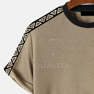 เสื้อยืดผู้ชายสไตล์ใหม่ระบายอากาศได้ดีเสื้อยืดผู้ชายแบบสั่งทำสวมใส่สบายในสต็อก - Product Image 4