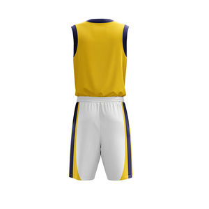 Ensemble d'uniformes de basket-ball, en Polyester Sublimation, pour hommes, conception personnalisée, 2022 - Product Image 6