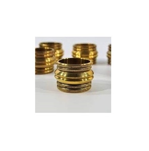 Anneaux de serviette en laiton martelé, articles de table, décoration de table, prix de gros - Product Image 6