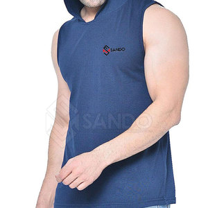 Alta calidad 100% algodón hombres gimnasio Fitness sudaderas con capucha ropa de calle de gran tamaño para verano venta al por mayor disponible - Product Image 5