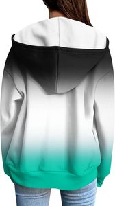 เสื้อฮู้ดโอเวอร์ไซส์แบบซิปสำหรับผู้ชาย ผ้าฝ้ายฟลีซ 100% พิมพ์ลายตามสั่ง ระบายอากาศได้ดี แห้งเร็ว สไตล์สตรีทแวร์ สำหรับฤดูหนาว - Product Image 5