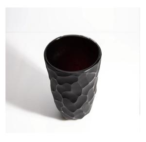 Vase à fleurs décoratif de luxe Vase à fleurs en placage noir brillant en aluminium pour mariage et décoration de sol à la maison Vase en métal - Product Image 2