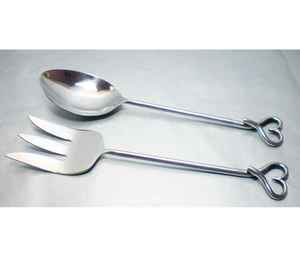 Outils de service à salade de créateur Ustensiles de cuisine Serveurs à salade personnalisés avec logo vintage Adresse Craft Outils de service les plus vendus - Product Image 2