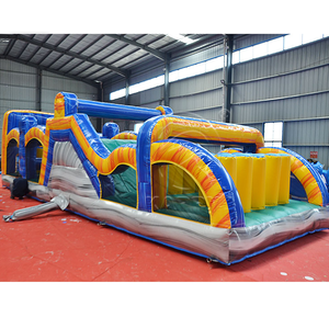 Circuito de Obstáculos Inflable de PVC Grueso y Resistente, Casa de Brinco Inflable Comercial, Tamaño Personalizado, Arena de Juegos Deportivos - Product Image 4
