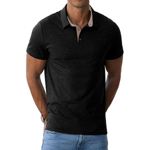 Camiseta de Manga Corta para Hombre, de Alta Calidad, con Logotipo Personalizado, Cierre Frontal, Impresión por Transferencia de Calor, Estilo Casual, de Poliéster/Algodón y Felpa - Product Image 6